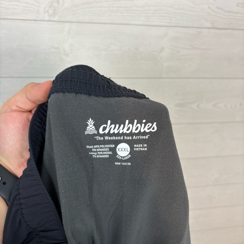 Chubbies Everywhere Black Performance Shorts Size… - image 7